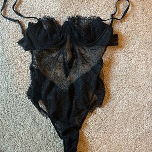 Victoria's Secret Black Lace Detail
